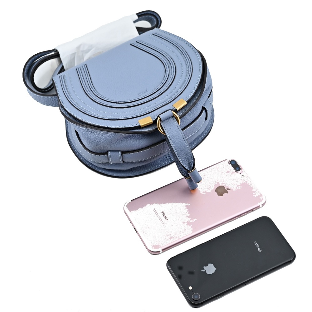 New Chloe Mini Marcie Leather Crossbody Bag - Picture 4 of 8